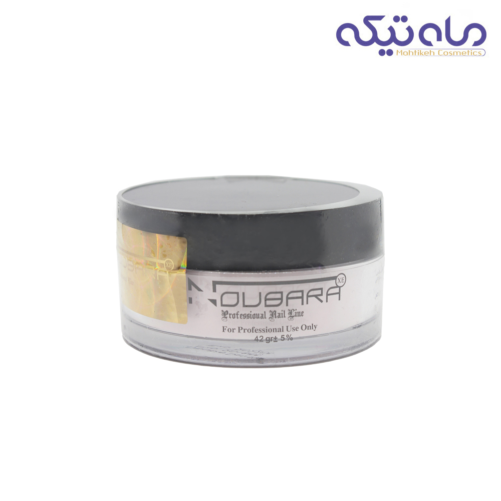 پودر سفت کننده ناخن نوبارا مدل Double Dark Pink، حجم 42 گرم